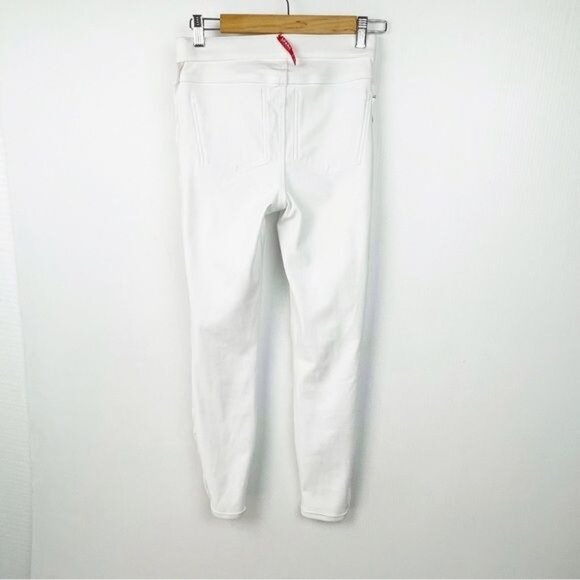Spanx jean-ish ankle leggings medium denim looking pure white Size Small - Picture 6 of 13